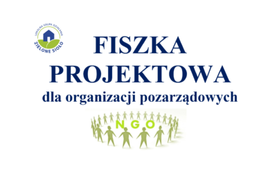 FISZKA PROJEKTOWA dla organizacji pozarządowych