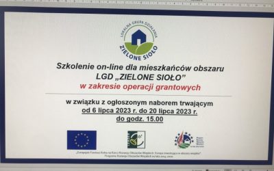 Zakończyliśmy szkolenia on-line dla Grantobiorców