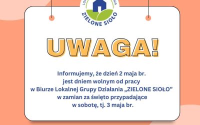 2 maja dniem wolnym od pracy