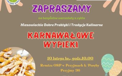 Zapraszamy na warsztaty karnawałowe